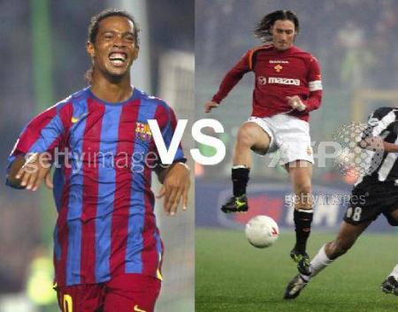 ronnie vs totti